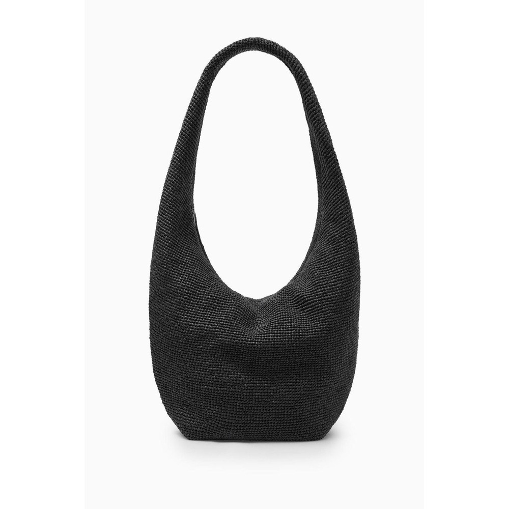 NEW COS Women's Black Oversized Sling Bag